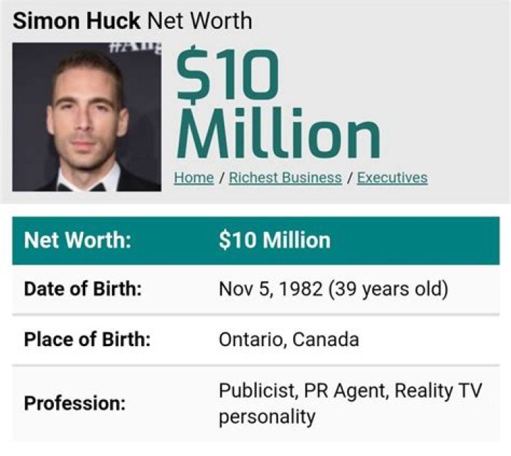 Simon Huck Net Worth 2024