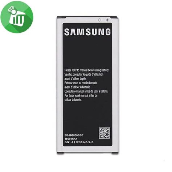 SM-G850W Samsung Galaxy Alpha + Battery, Qi Cover