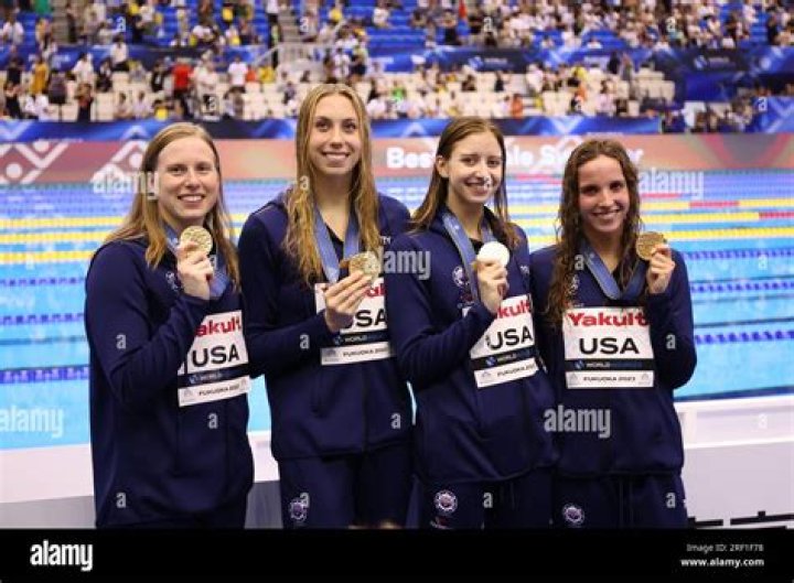 Swimming| U.S. wins 4×100m medley relay gold in world record time