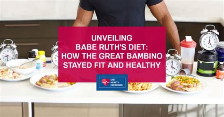 The Babe Ruth diet: An unconventional approach