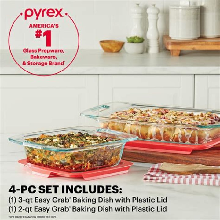 	The best Pyrex casserole dish	