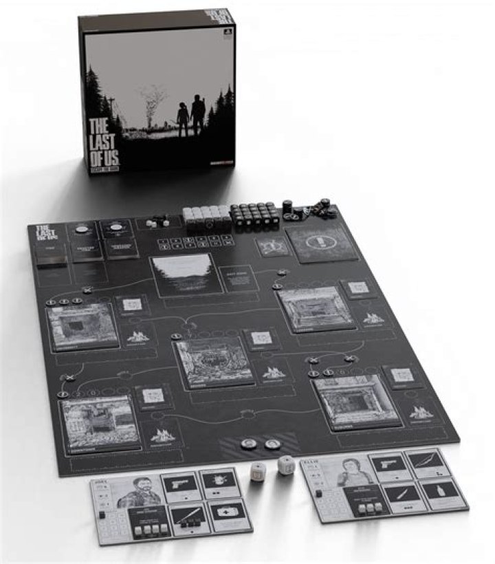 The Last of Us board game is a punishing, monochromatic roguelike