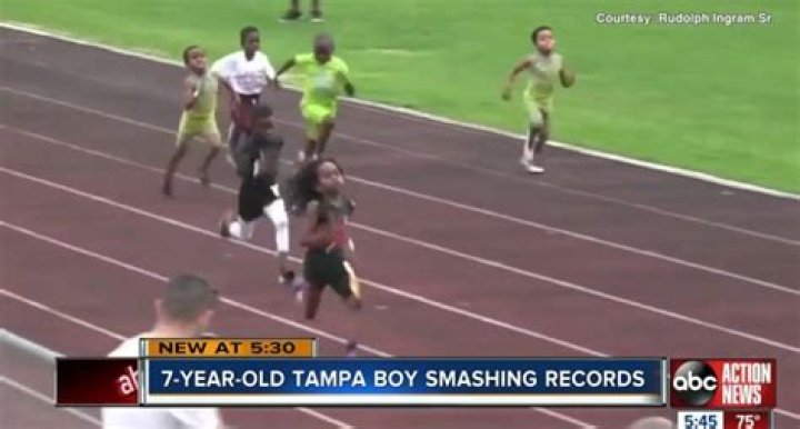 THE NEXT USAIN BOLT? SEVEN-YEAR OLD RUNNER RUDOLPH INGRAM JR JUST MIGHT BE