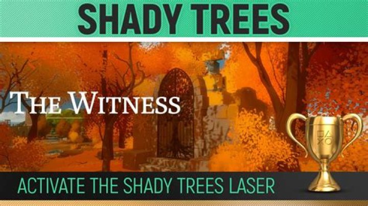 The Witness: Shady Trees Laser Puzzle Walkthrough