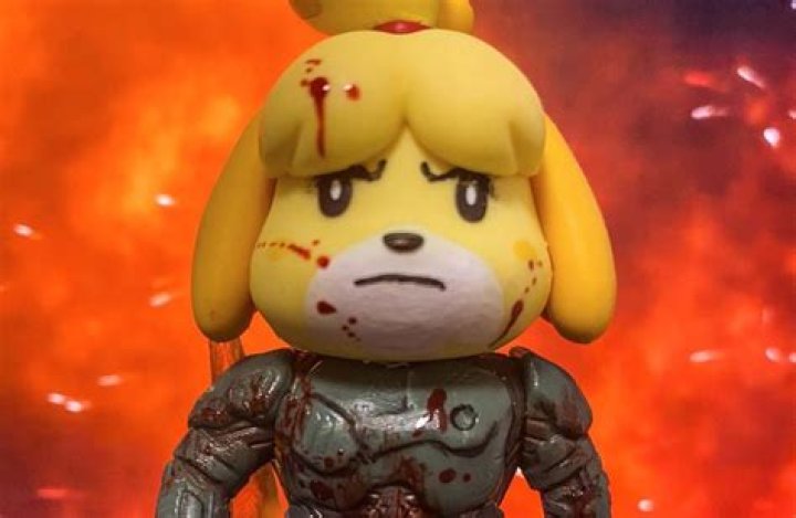 This Doom Slayer Isabelle amiibo Needs to Be a Real Thing
