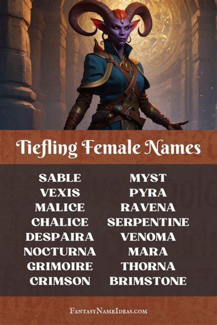 Tiefling Names | EN World Tabletop RPG News & Reviews