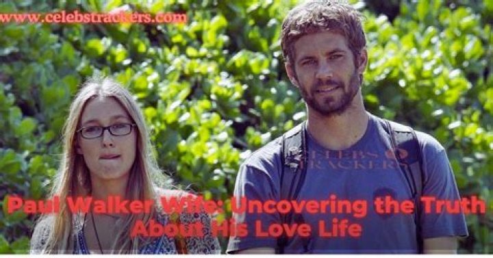 Uncovering The Truth: Paul Walker Pädophil Controversy