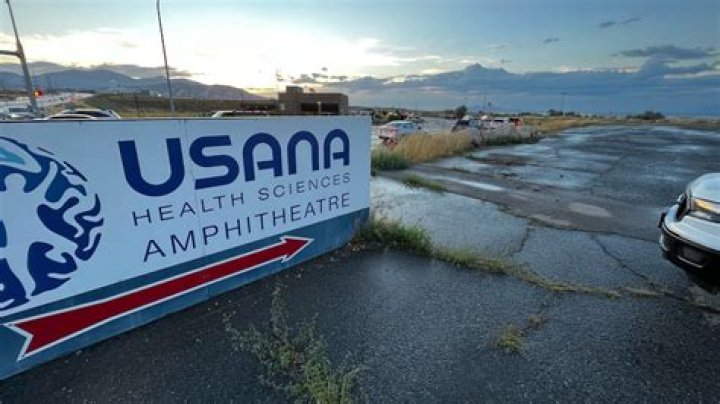 USANA Amphitheatre briefly evacuated due to weather