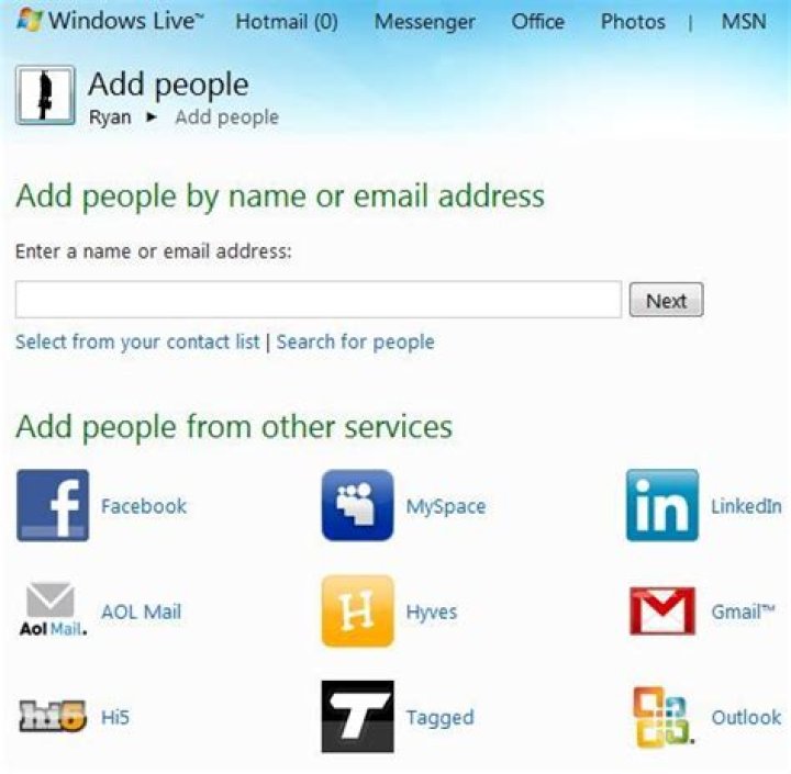 Using The MSN Hotmail Member Directory To Find Your Friends