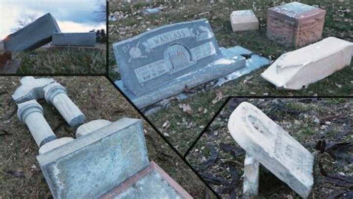 Vandals damage several Grantsville City Cemetery headstones