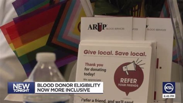Video: ARUP now begins accepting blood donations from gay and bisexual men