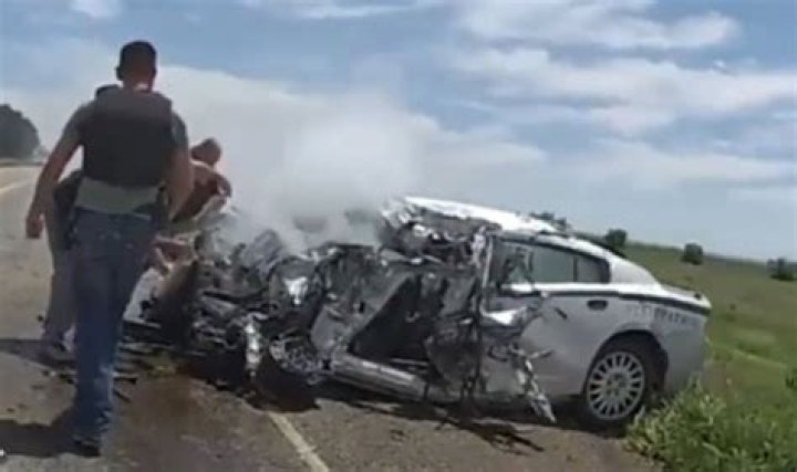 Video shows moment handcuffed suspect Anthony Alphonso Sanchez III stole Colorado police vehicle before deadly crash