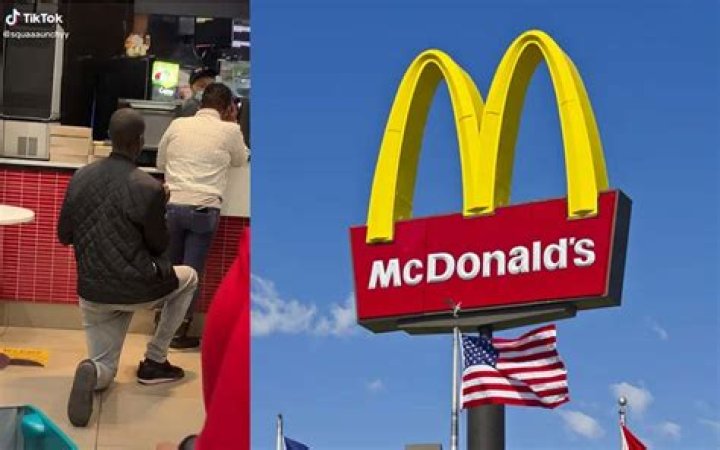 Wedding proposal in McDonalds goes viral on TikTok for all the wrong reasons