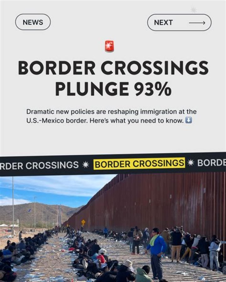 What's really behind the drop in border crossings?