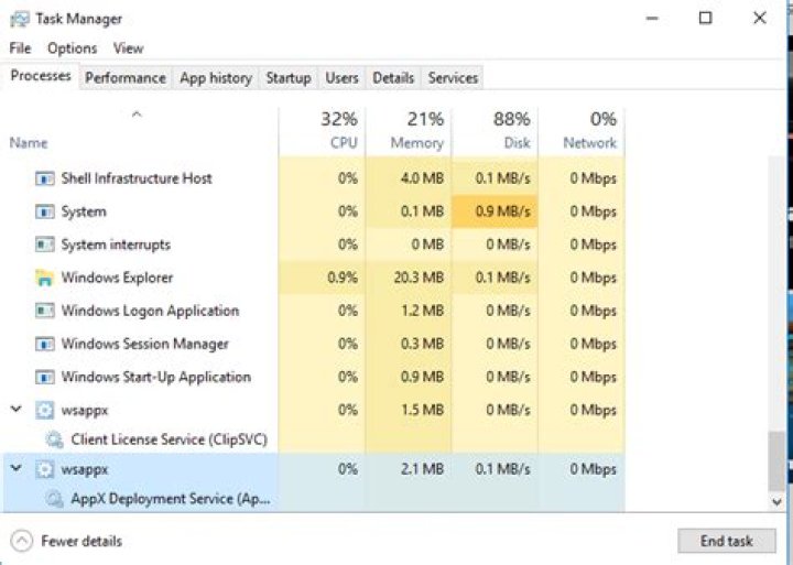 What Is WSAPPX? Why Does It Cause High Disk and CPU Usage in Windows 10?