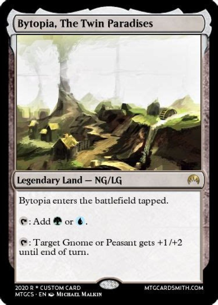 What was the inspiration for the Twin Paradises/Bytopia?