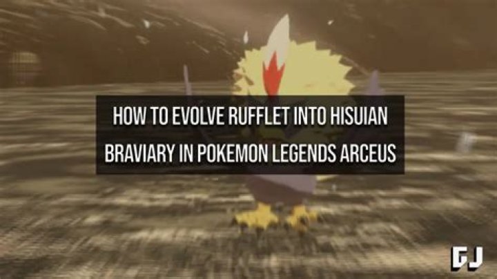 Where to Find Rufflet in Pokemon Legends: Arceus