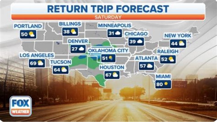 Where weather across the US could impact flights, roads through the weekend
