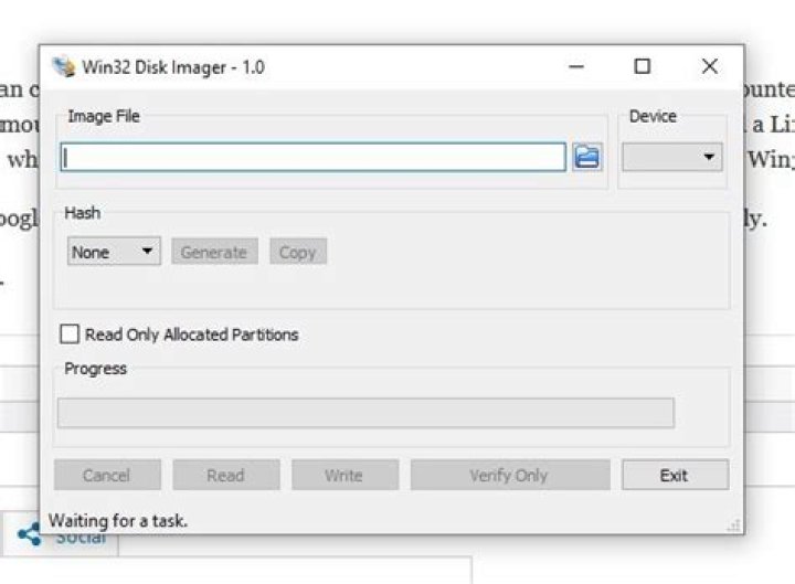 Win32DiskImager error | Android Central