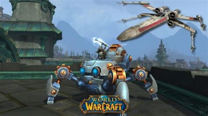 WoW Mechaspider mount gets secret update and it's now an X-Wing fighter
