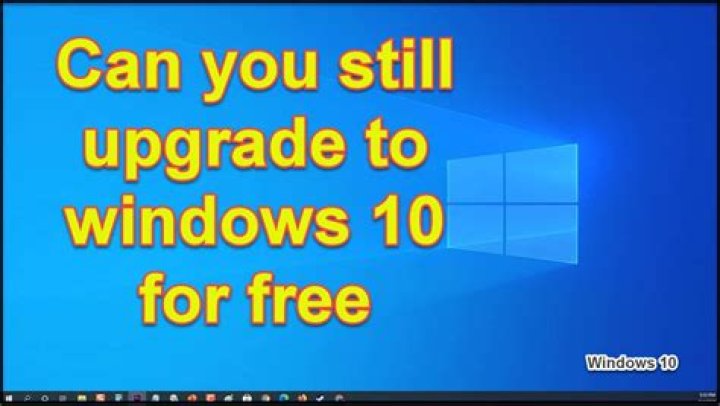 You Can Still Upgrade to Windows 10 for Free! Here's How